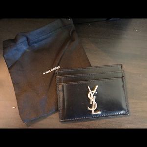 Yves Saint Laurent Monogram Card Case